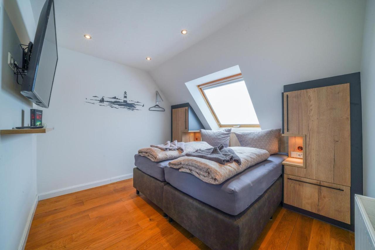 Suedstrandhus Urlaub Mit Hund Wohnung 4 Oben Borkum Esterno foto